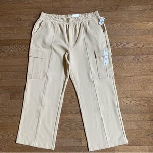 High-Waisted Dynamic Fleece Cargo Trouser Pants